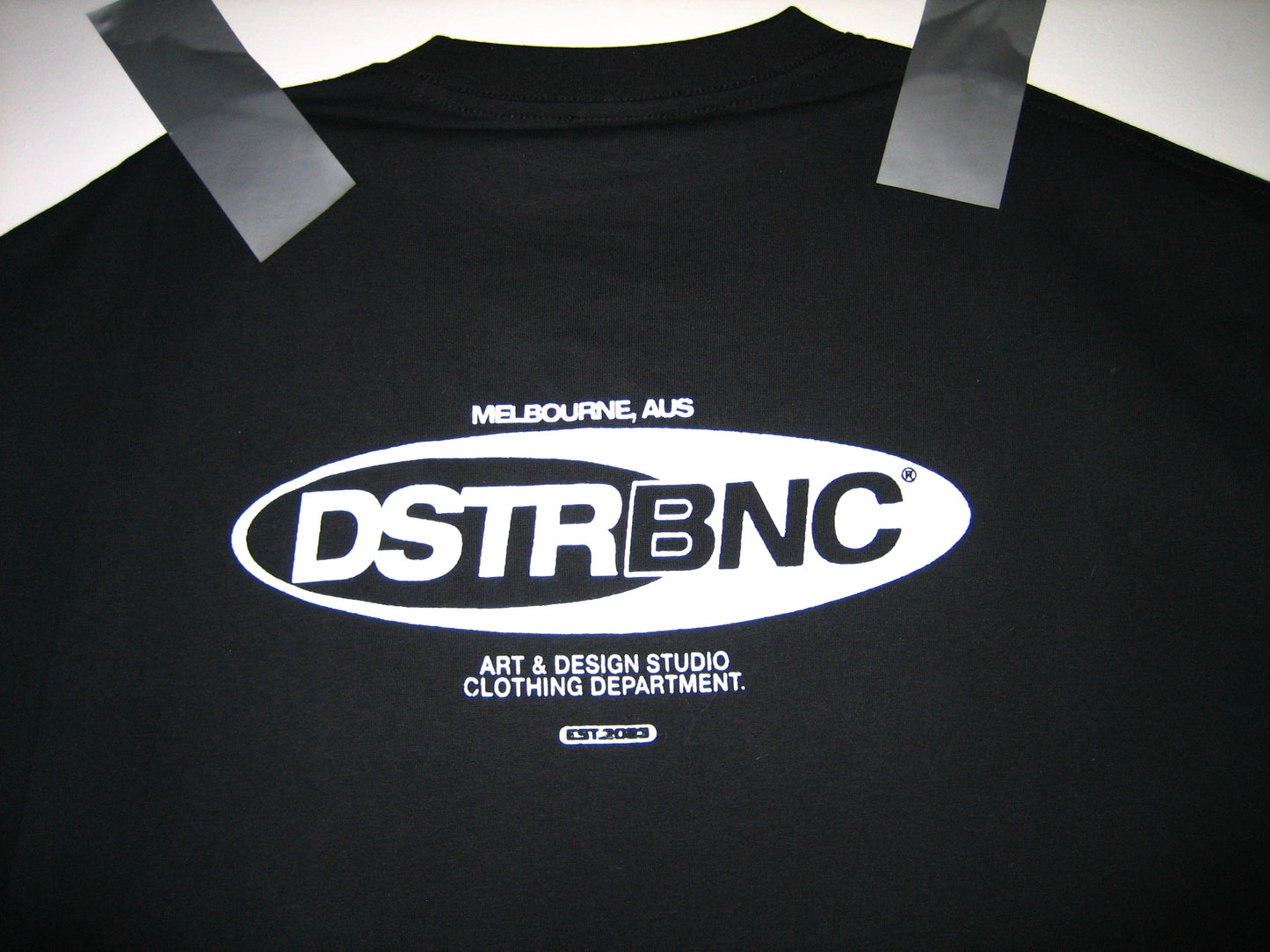 DSTRBNC LOGO TEE (BLACK)