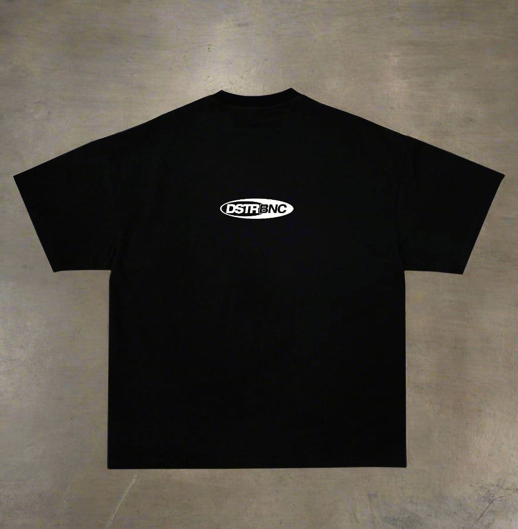 DSTRBNC LOGO TEE (BLACK)