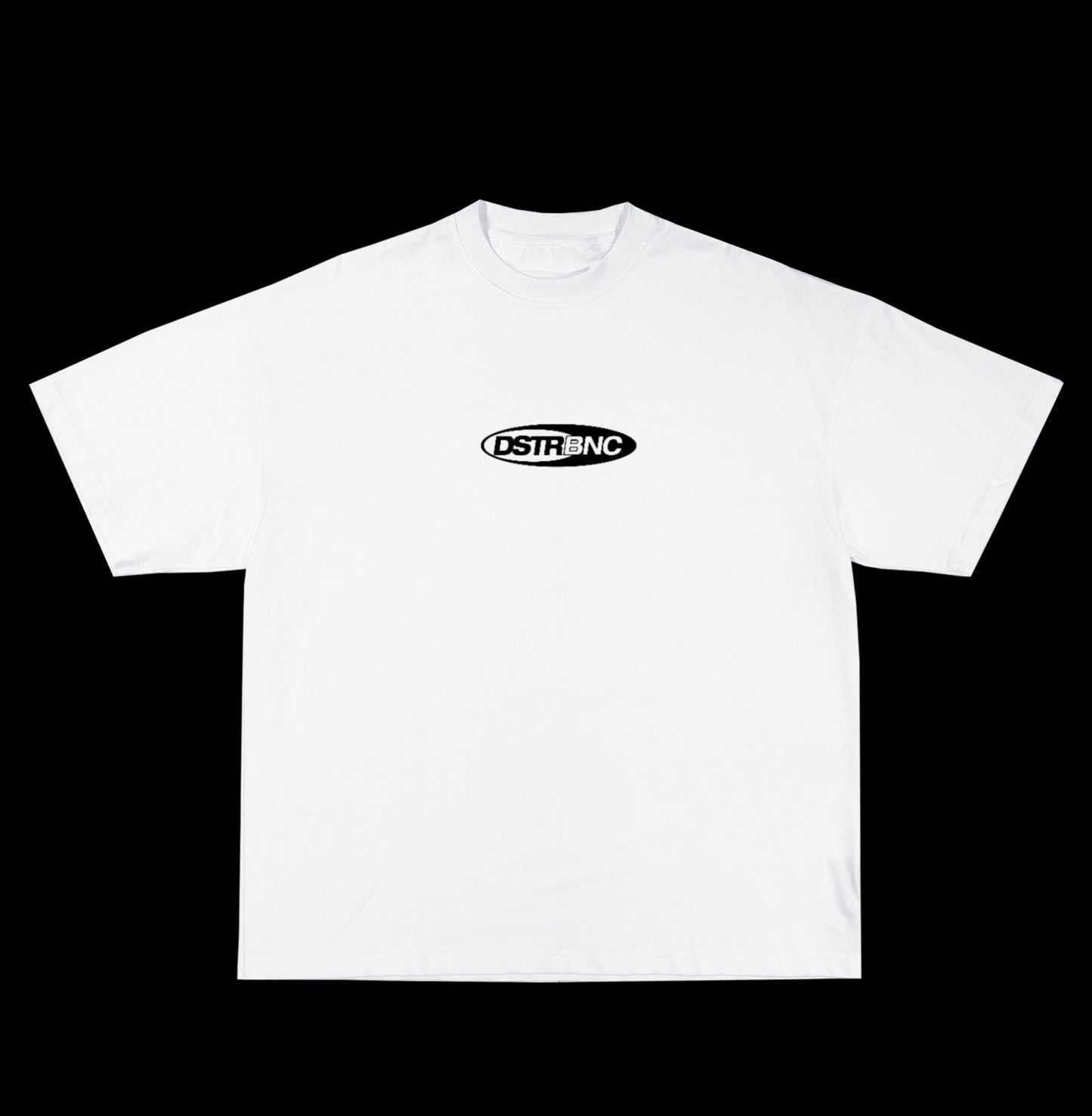 DSTRBNC LOGO TEE (WHITE)