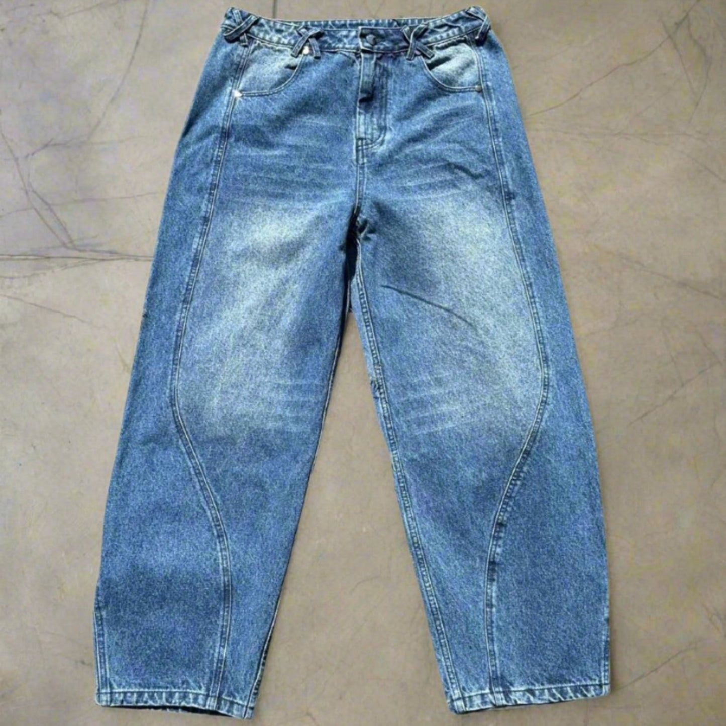 Wave Panel Jeans
